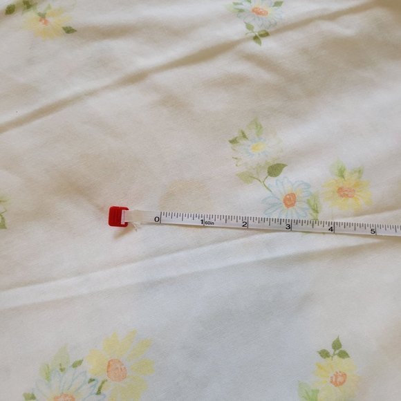 Morgan Jones Vintage Double Full Flat Sheet Pillowcase No Iron Muslin floral - Picture 8 of 12